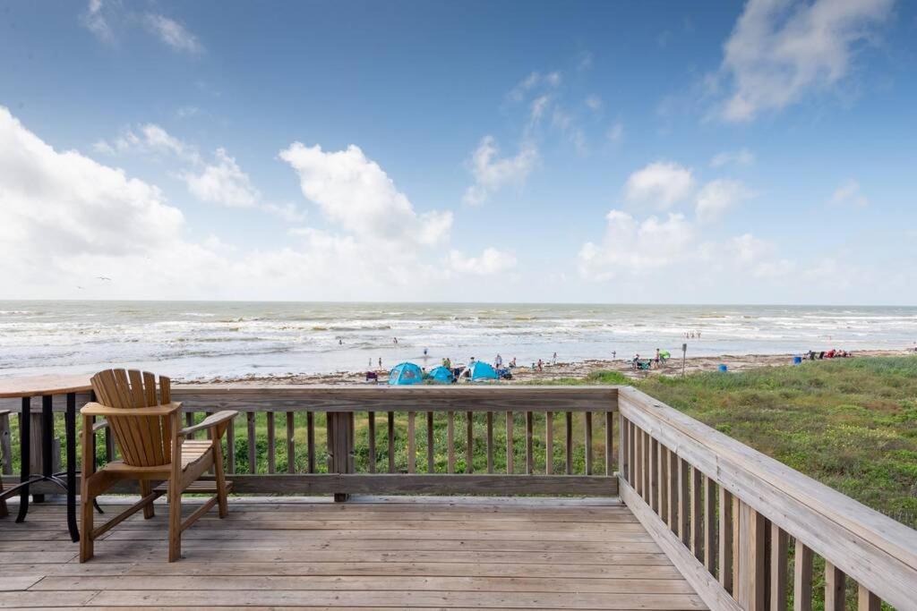 Beach Front On West Beach Galveston Buitenkant foto