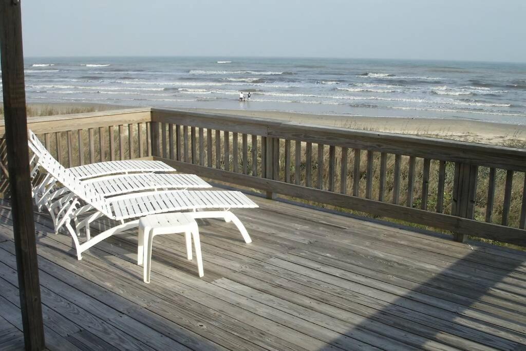 Beach Front On West Beach Galveston Buitenkant foto