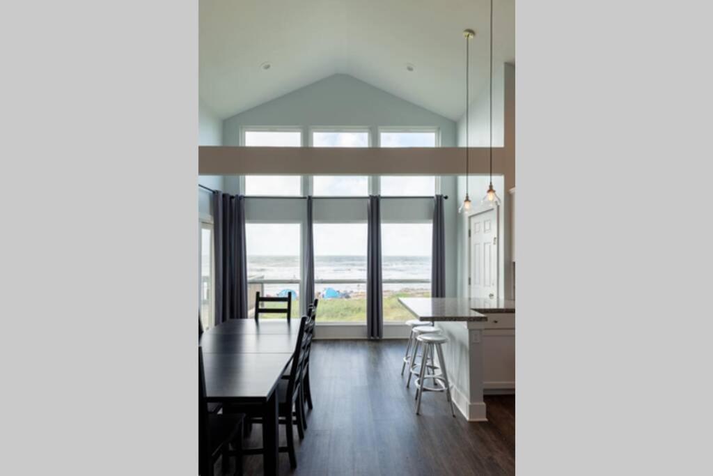 Beach Front On West Beach Galveston Buitenkant foto