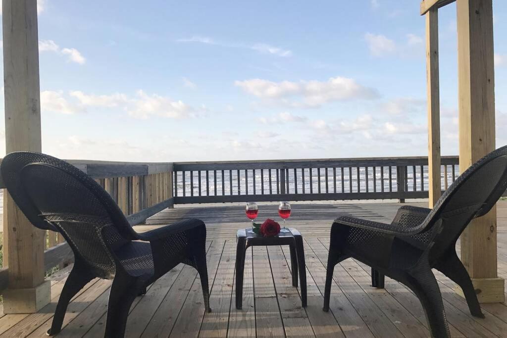 Beach Front On West Beach Galveston Buitenkant foto