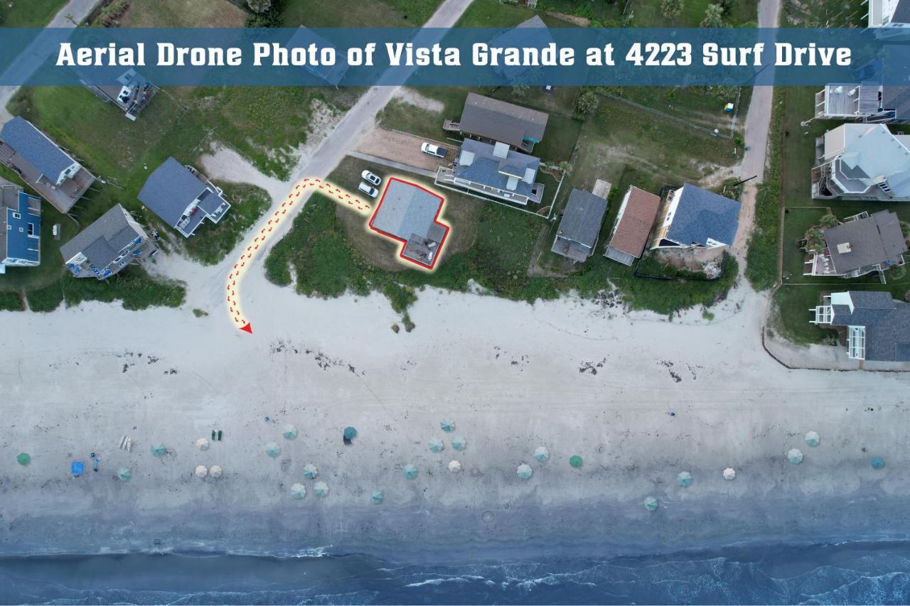 Beach Front On West Beach Galveston Buitenkant foto